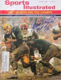 Jim Taylor autographed Sports Illustrated Magazine (San Diego Chargers) Sports Collectibles