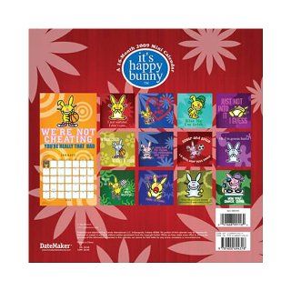 Its Happy Bunny 2009 MINI Calendar 991016 Trends 9781600694318 Books