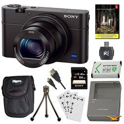 Sony Cyber shot DSC RX100 III 20.2 MP Digital Camera Photoshop Lightroom 5 Bundl