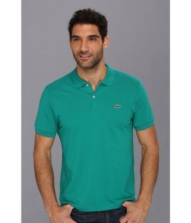 Lacoste LVE S/S Solid Pique Polo Mens Short Sleeve Pullover (Green)