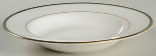 Royal Doulton Oxford Green (England) Large Rim Soup Bowl, Fine China Dinnerware