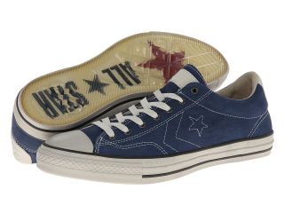 Converse by John Varvatos Star Player EV Ox   One Piece Leather Lace up casual Shoes (Navy)