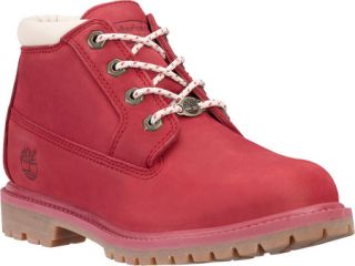 Womens Timberland Classic Nellie   Red Nubuck Boots