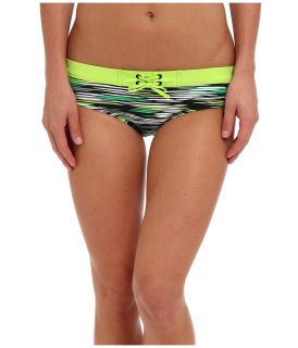 adidas Linear Movement Print Cheeky Boardshort Womens Swimwear (Green)