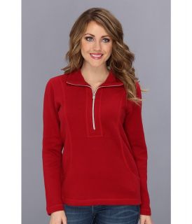 Tommy Bahama Aruba Half Zip Womens Sweatshirt (Red)