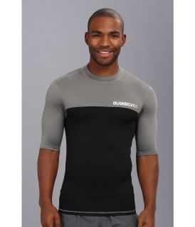 Quiksilver Chop Block S/S Surf Shirt Mens Swimwear (Black)
