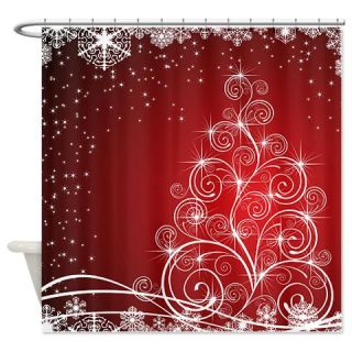  Christmas Tree Shower Curtain