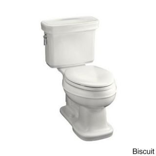 Kohler K 3827 Bancroft Comfort Height Two piece Elongated 1.28 Gpf Toilet With Class Five Flush Technology