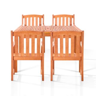 Vifah Coolidge 5 piece Oil Rubbed Outdoor Dining Set Tan Size 5 Piece Sets