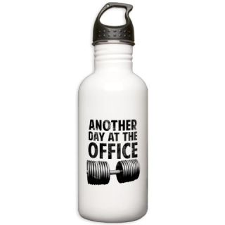  Another day at the office Stainless Water Bottle 1