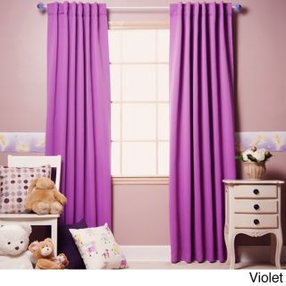 Grommet Top Thermal Insulated 84 inch Blackout Curtain Panel Pair