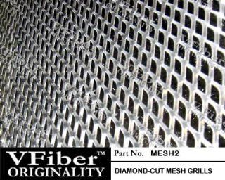 MESH2 A set of Diamond Cut Mesh Grilles, includes 2 sheets. Approximately 45inch by 15inch Automotive