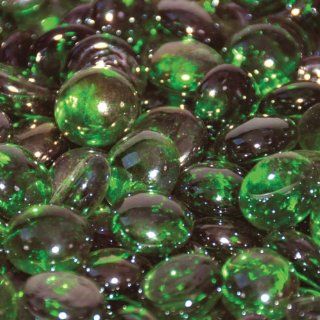 Emerald Green Luster Decorative Glass Gems (12mm)   1 Lb (Approximately 120 Pieces)   Arts And Crafts Supplies