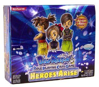 Blue Dragon RPCG Role Playing Card Game Heroes Arise Booster Box (24 Packs) Toys & Games