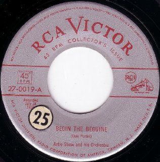 Begin The Beguine / Indian Love Call (7" 45rpm) Music
