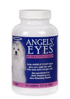 Angels' Eyes Tear Stain Eliminator for Dogs and Cats, Beef Flavor, 120 Grams Bottle  Pet Eye Tear Stain Removers 
