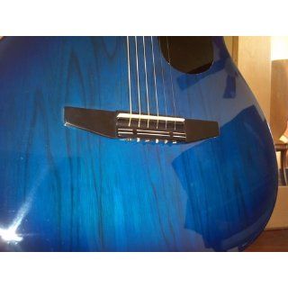 Rogue Starter Acoustic Guitar Blue Burst Musical Instruments