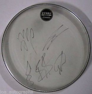 Asking Alexandria Reckless Relentless SIGNED 14" drumhead Danny Worsnop All 5 Entertainment Collectibles
