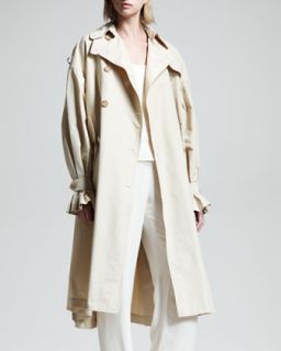 THE ROW Stretch Cotton Trenchcoat