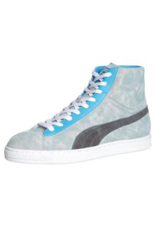 Puma   SUEDE MID   High top trainers   turquoise