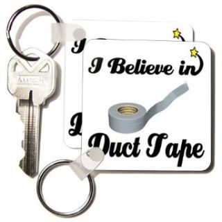 Dooni Designs I Believe In Designs   I Believe In Duct Tape   Key Chains   set of 2 Key Chains Clothing