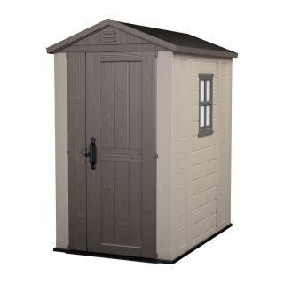 Keter Factor Gable Storage Shed (Common 4 ft x 6 ft; Interior Dimensions 3.67 ft x 5.63 ft)