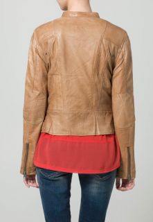 Tom Tailor Polo Team Leather jacket   brown
