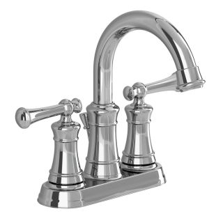 American Standard Emory Chrome 2 Handle 4 in Centerset WaterSense Bathroom Sink Faucet (Drain Included)