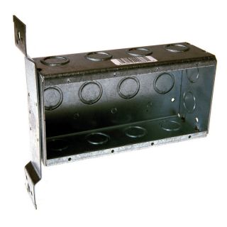 Raco 63 1/2 cu in 4 Gang New Work Metal Electrical Box