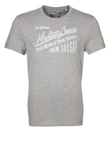 Mustang   Print T shirt   grey