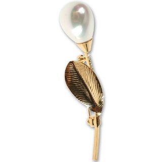 Paris Pearl Brooch; Single Pear drop Peal Bud, Leaf and Swarovski Crystals Stem brooch in true Parisian Haute couture style; 5 Clover Leaf Stem and swirl Brooch in Swarovski crystals. Stunning Bridal or Costume brooch. An amazing price for exclusive brooch