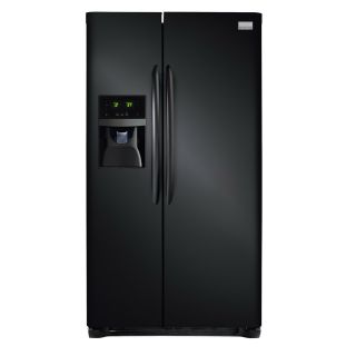 Frigidaire Gallery 26 cu ft Side by Side Refrigerator with Single Icemaker (Black) ENERGY STAR