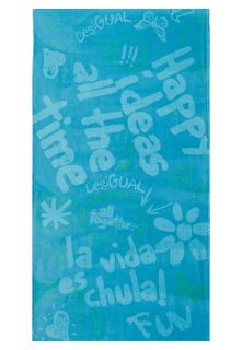 Desigual   LETTERING   Beach towel   turquoise