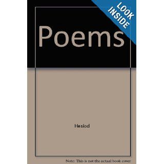The Poems of Hesiod R. M. Frazer 9780806118376 Books
