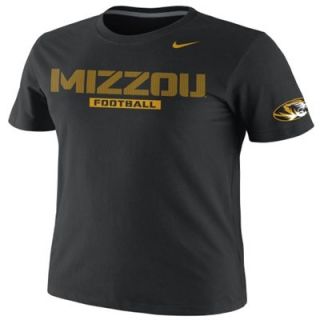 Nike Missouri Tigers 2013 Team Issue Football Practice T Shirt   Black