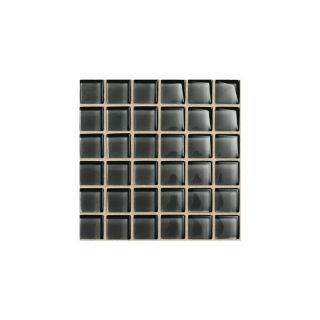 American Olean Legacy Glass Flint Glass Mosaic Square Indoor/Outdoor Wall Tile (Common 12 in x 12 in; Actual 11.87 in x 11.87 in)