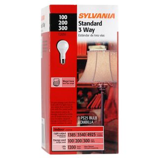 SYLVANIA 300 Watt PS Medium Base Soft White Dimmable 3 Way Incandescent Light Bulb