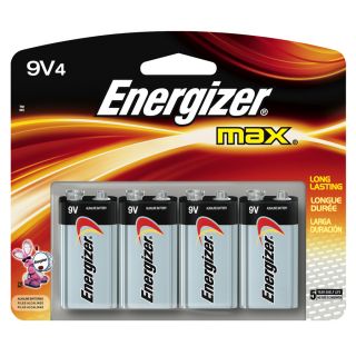 Energizer 4 Pack PP3 (9V) Alkaline Battery