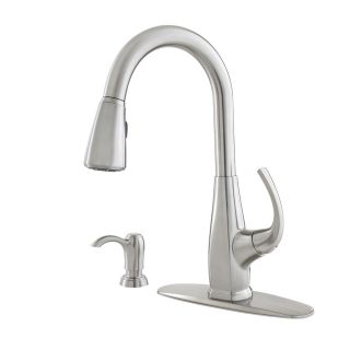 Pfister Selia Stainless Steel 1 Handle Pull Down Kitchen Faucet
