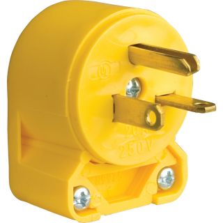 Cooper Wiring Devices 20 Amp 250 Volt Yellow 3 Wire Plug