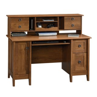 Sauder August Hill Oiled Oak Computer Desk