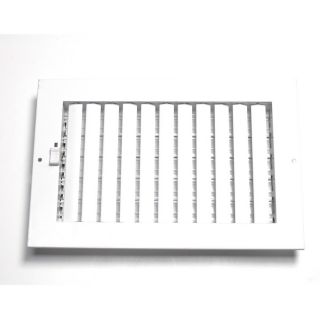 Accord 10 x 4 White Adjustable Sidewall/Ceiling Register