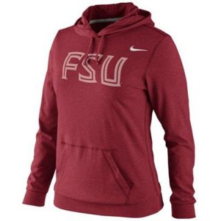 Nike Florida State Seminoles (FSU) Ladies Fan Jersey Pullover Hoodie   Garnet