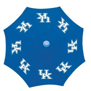 Seasonal Designs, Inc. 9 ft x 9 ft Blue Kentucky Wildcats Market Umbrella with Crank