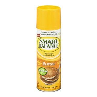 Smart Balance Non Stick Cooking Spray Butter, 5 OZ (Pack of 12)  Grocery Oils  Grocery & Gourmet Food
