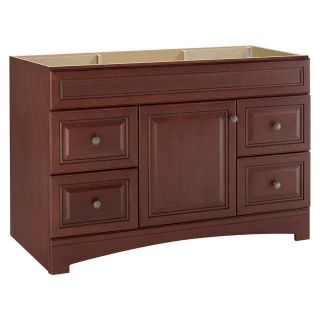 Style Selections Arnetta 48 in W x 21 in D Java Traditional Bathroom Vanity