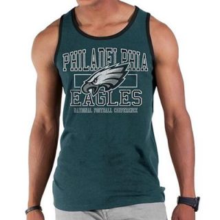 47 Brand Philadelphia Eagles Till Dawn Tank Top   Midnight Green