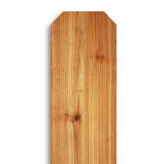 Western Red Cedar Dog Ear Wood Fence Picket (Common 3/4 In x 5 1/2 In x 72 in; Actual 0.705 in x 5.5 in x 72 in)