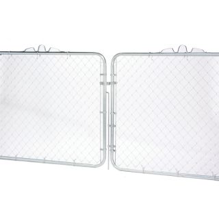 60 in x 9 ft 6 in Galvanized Steel Chain Link Drive Gate