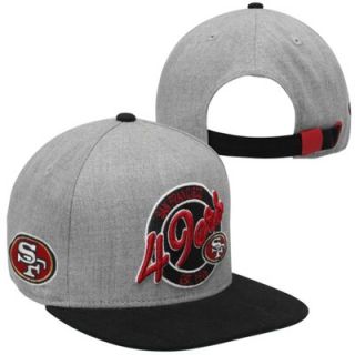 New Era San Francisco 49ers Rethered 9FIFTY Snapback Hat   Gray/Black